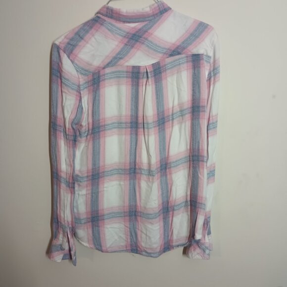 Altar'd State long sleeve button up flannel shirt - Picture 2 of 4